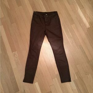 Frame Denim Dark Brown Women's Skinny Jeans